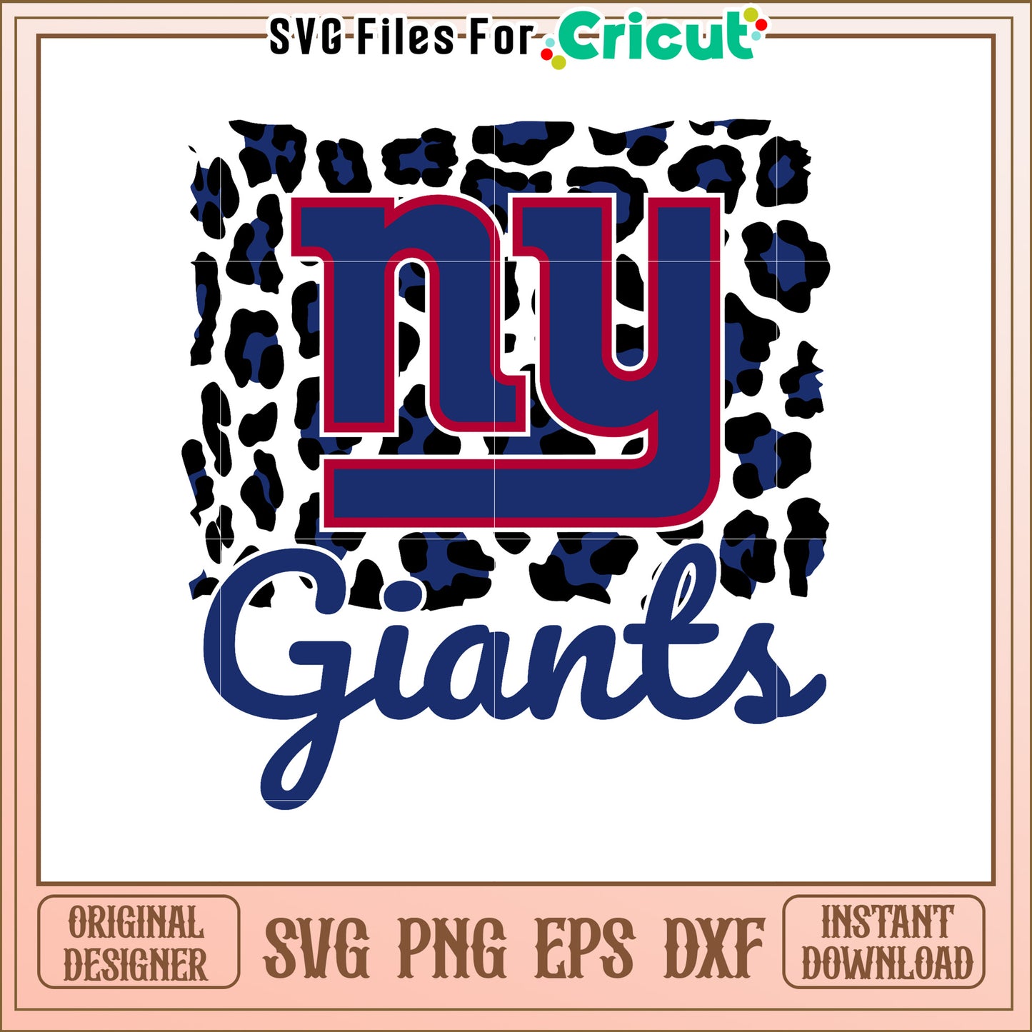 NY Giants SVG Design for Sports Fans and Events