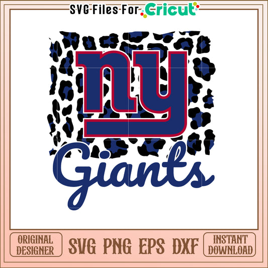 NY Giants SVG Design for Sports Fans and Events