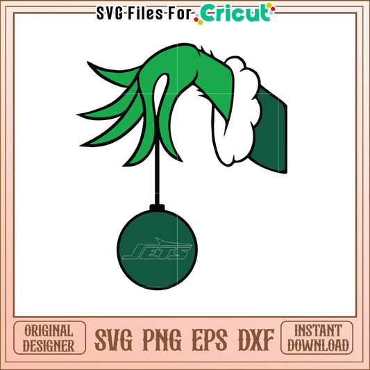 NY Jets Grinch SVG Design
