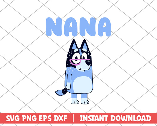 Nana character cartoon svg