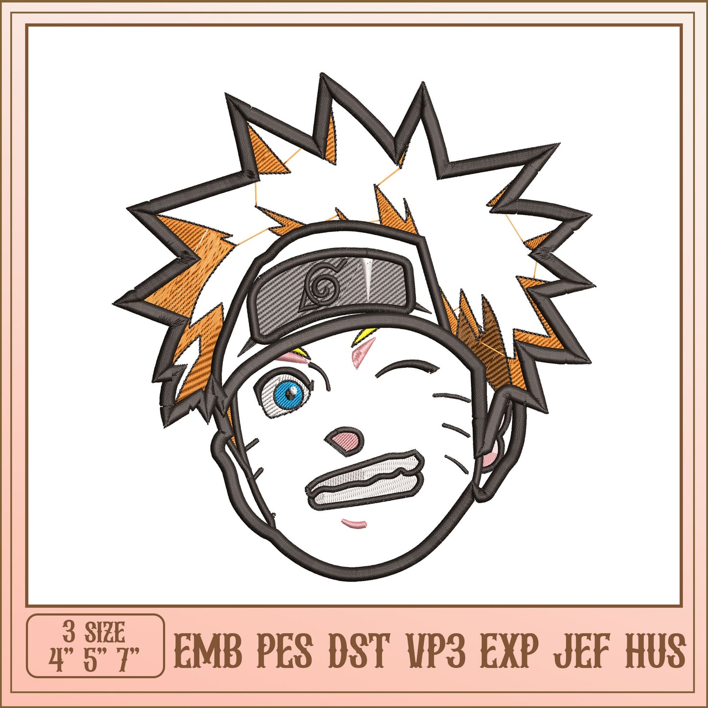 Naruto Embroidery Design