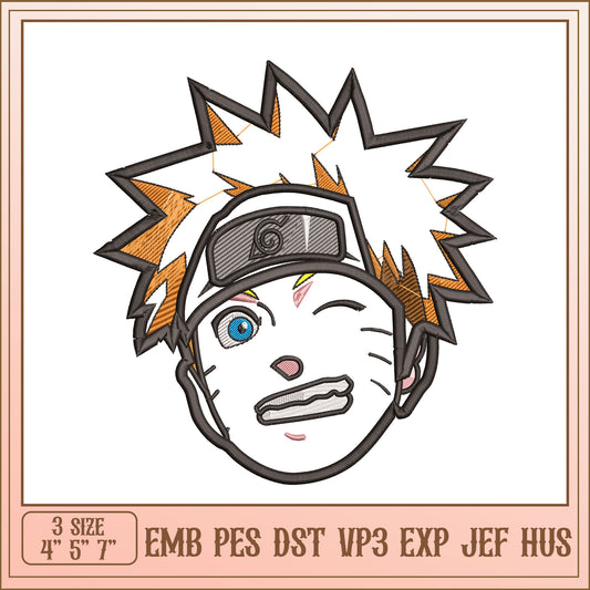 Naruto Embroidery Design