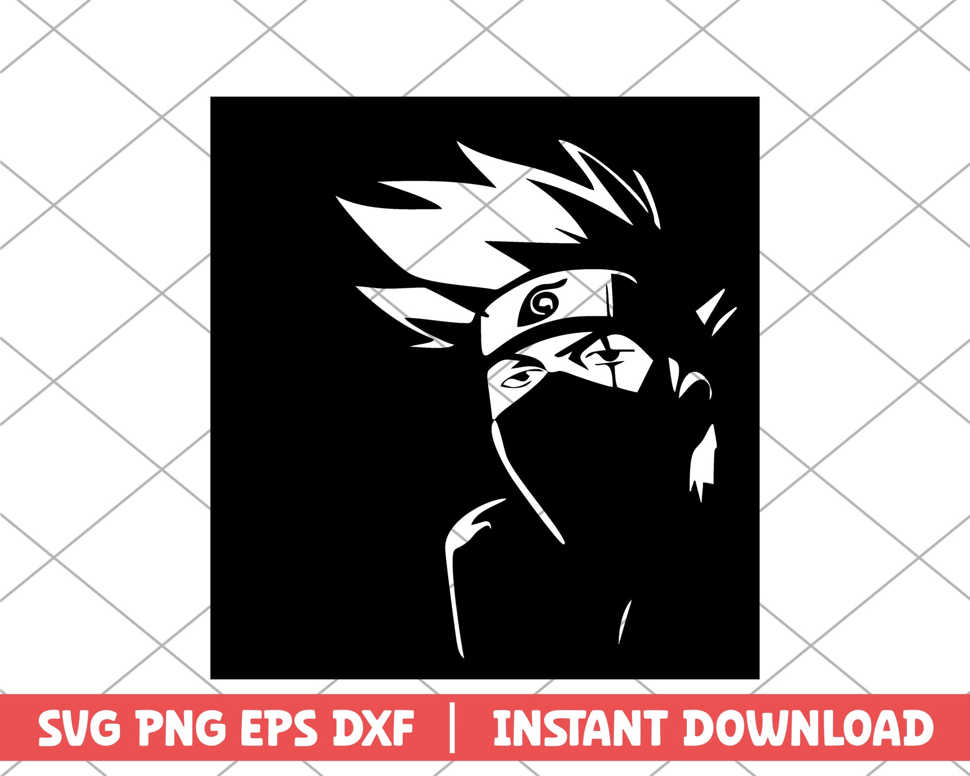 Naruto Hatake Kakashi anime svg