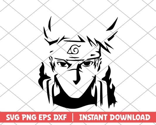 Naruto Hatake Kakashi fanart anime svg