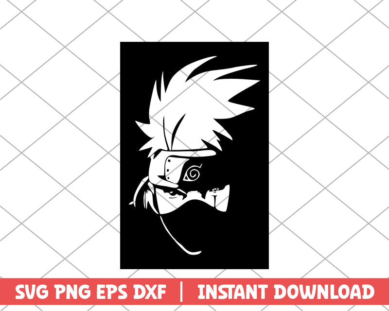 Naruto Kakashi charater anime svg – svg files for cricut