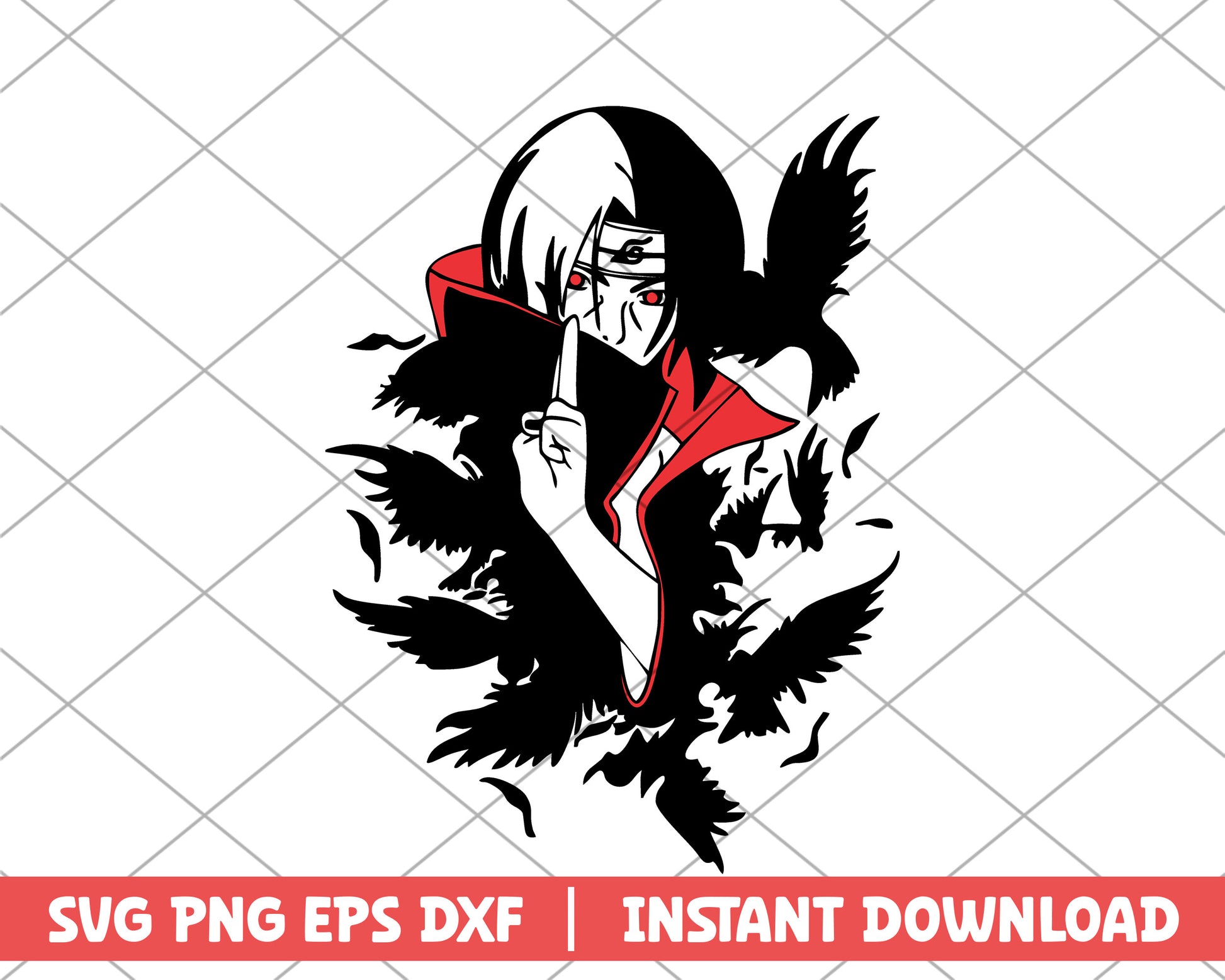 Naruto Uchiha Itachi akatsuki anime svg