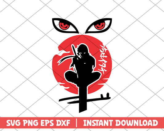 Naruto Uchiha Itachi anime svg