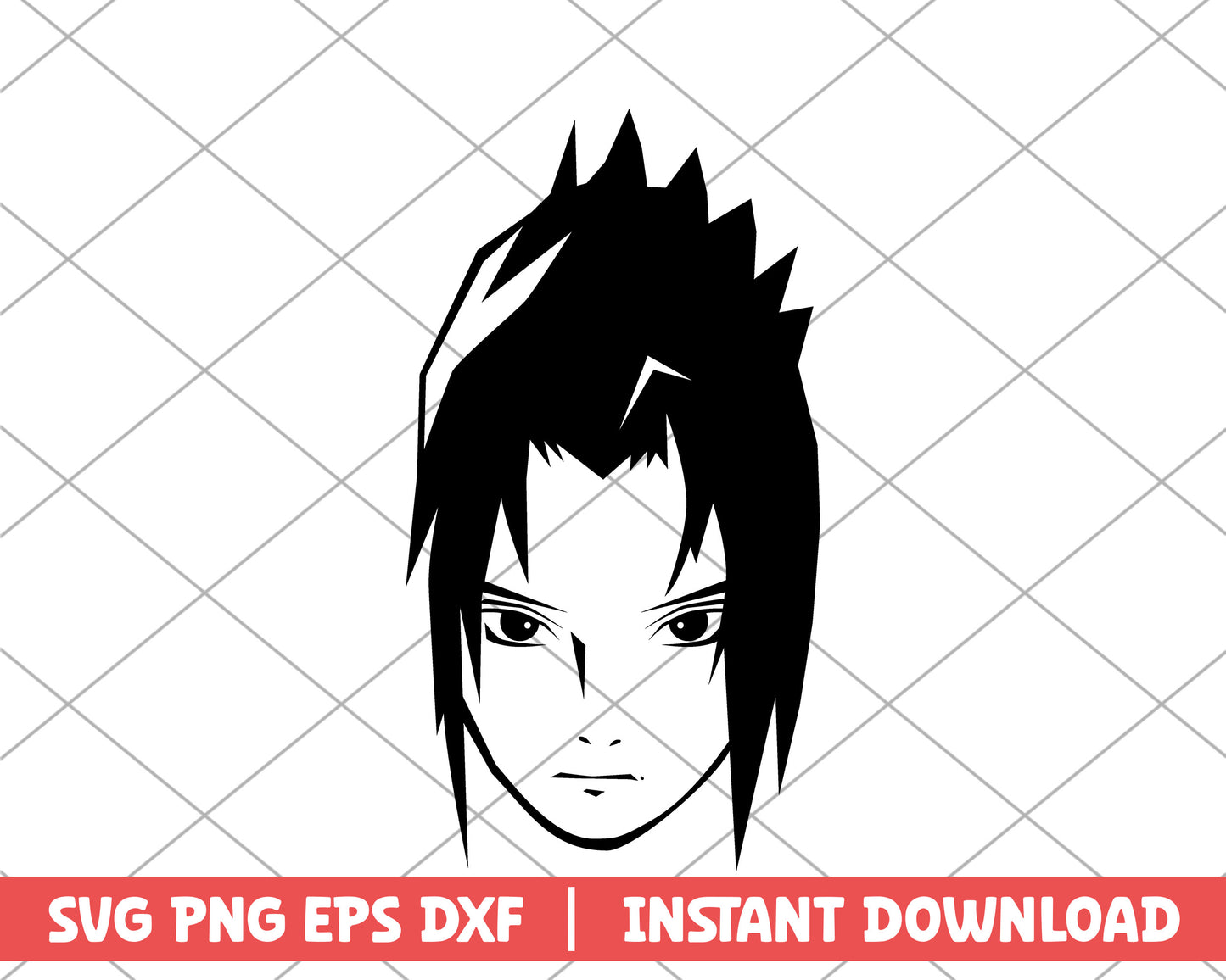 Naruto Uchiha Sasuke anime svg