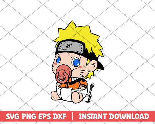 Naruto Uzumaki Naruto baby anime svg