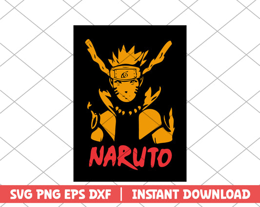 Naruto chakra anime svg