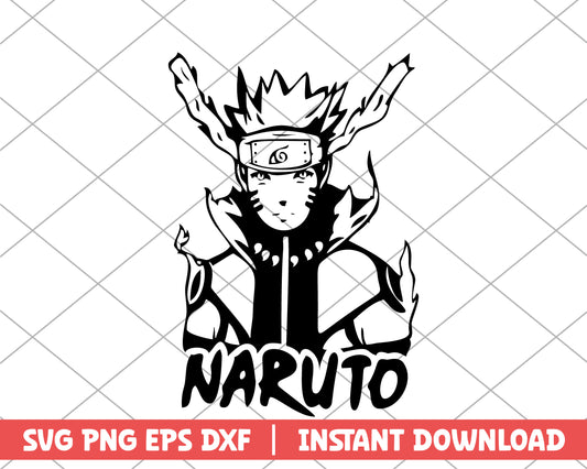 Naruto chakra kyuubi anime svg