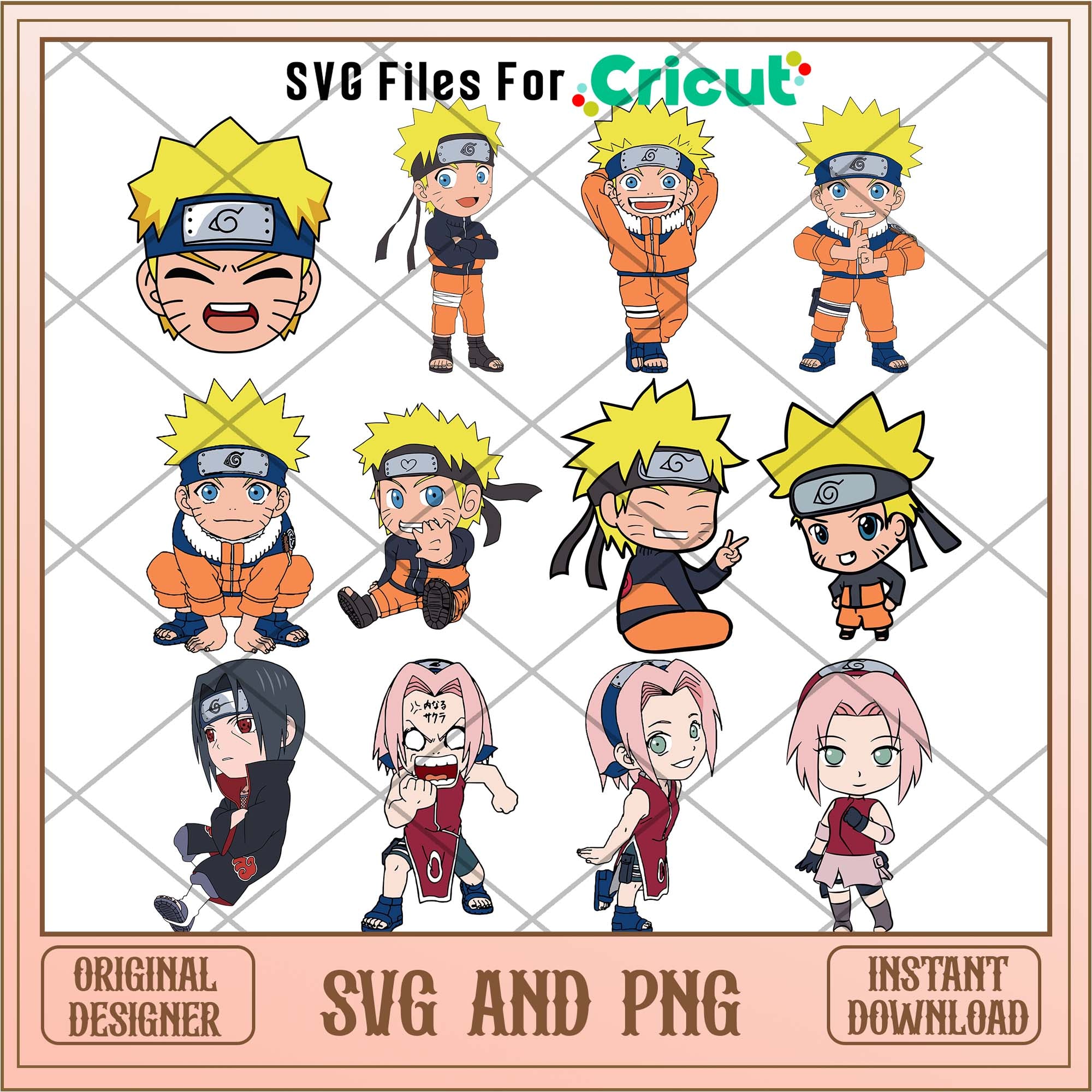 Anime Naruto movie svg, Naruto chibi bundle - Svgfileforcricut – svg ...