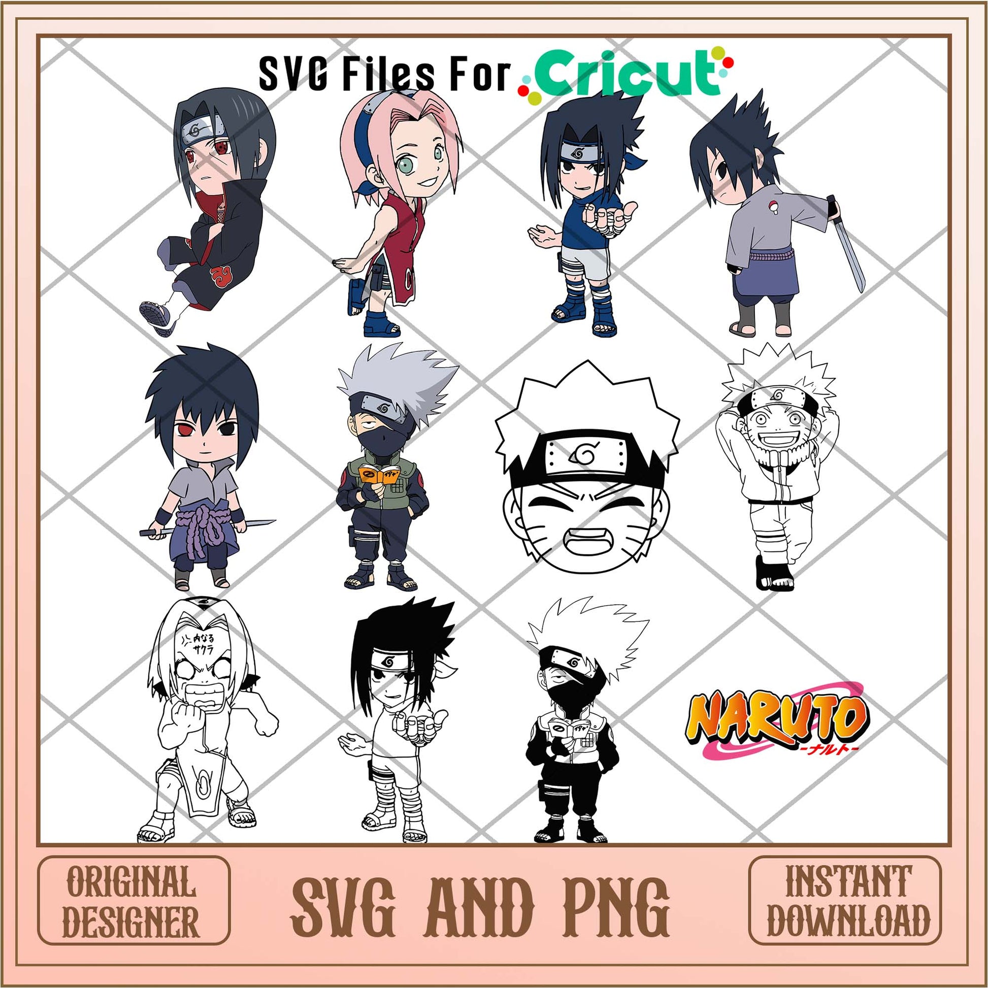 Anime Naruto movie svg, Naruto friends bundle - Svgfileforcricut