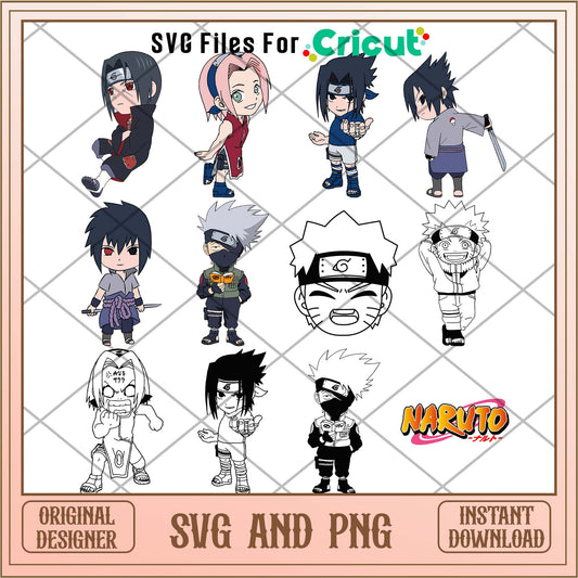 Anime Naruto movie svg, Naruto friends bundle - Svgfileforcricut