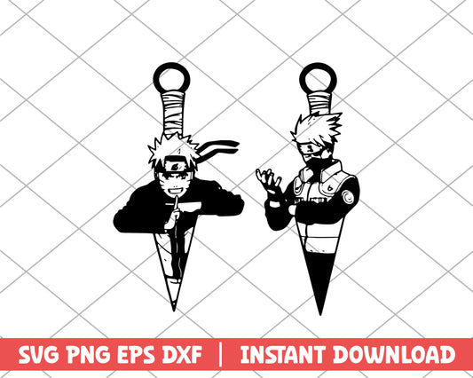 Naruto kunai anime svg 