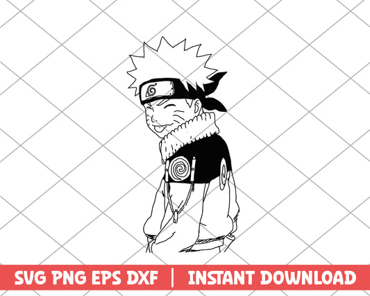 Naruto shippuden uzumaki naruto anime svg