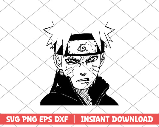 Naruto shippuden uzumaki naruto anime svg 