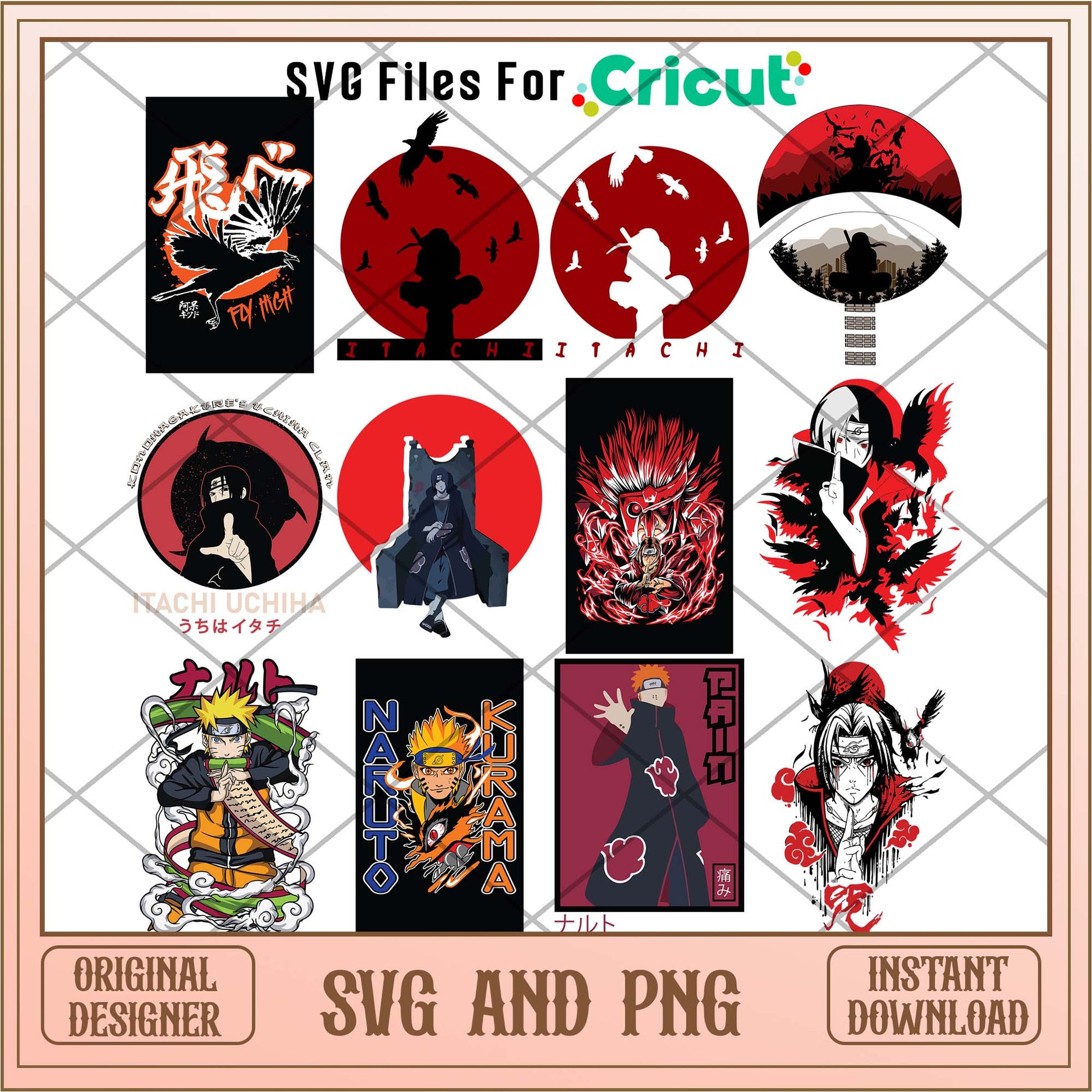 Anime Naruto svg bundle, Itachi svg bundle - Svgfileforcricut