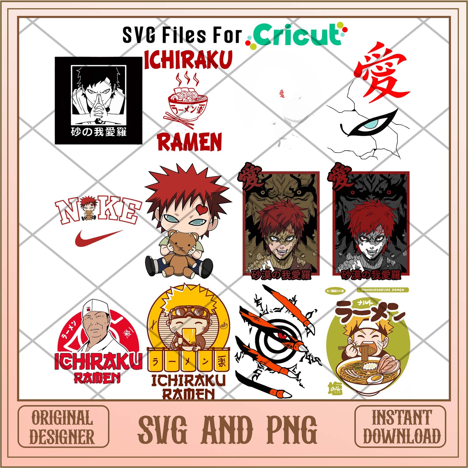 Naruto ramen svg, Ichiraku Ramen svg bundle - Svgfileforcricut 