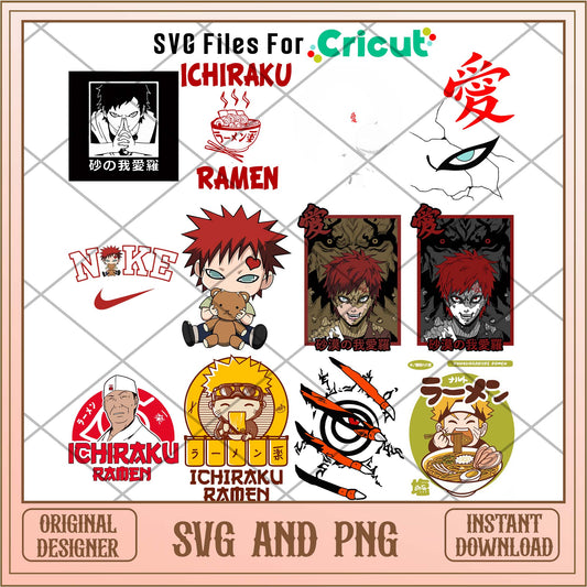 Naruto ramen svg, Ichiraku Ramen svg bundle - Svgfileforcricut 