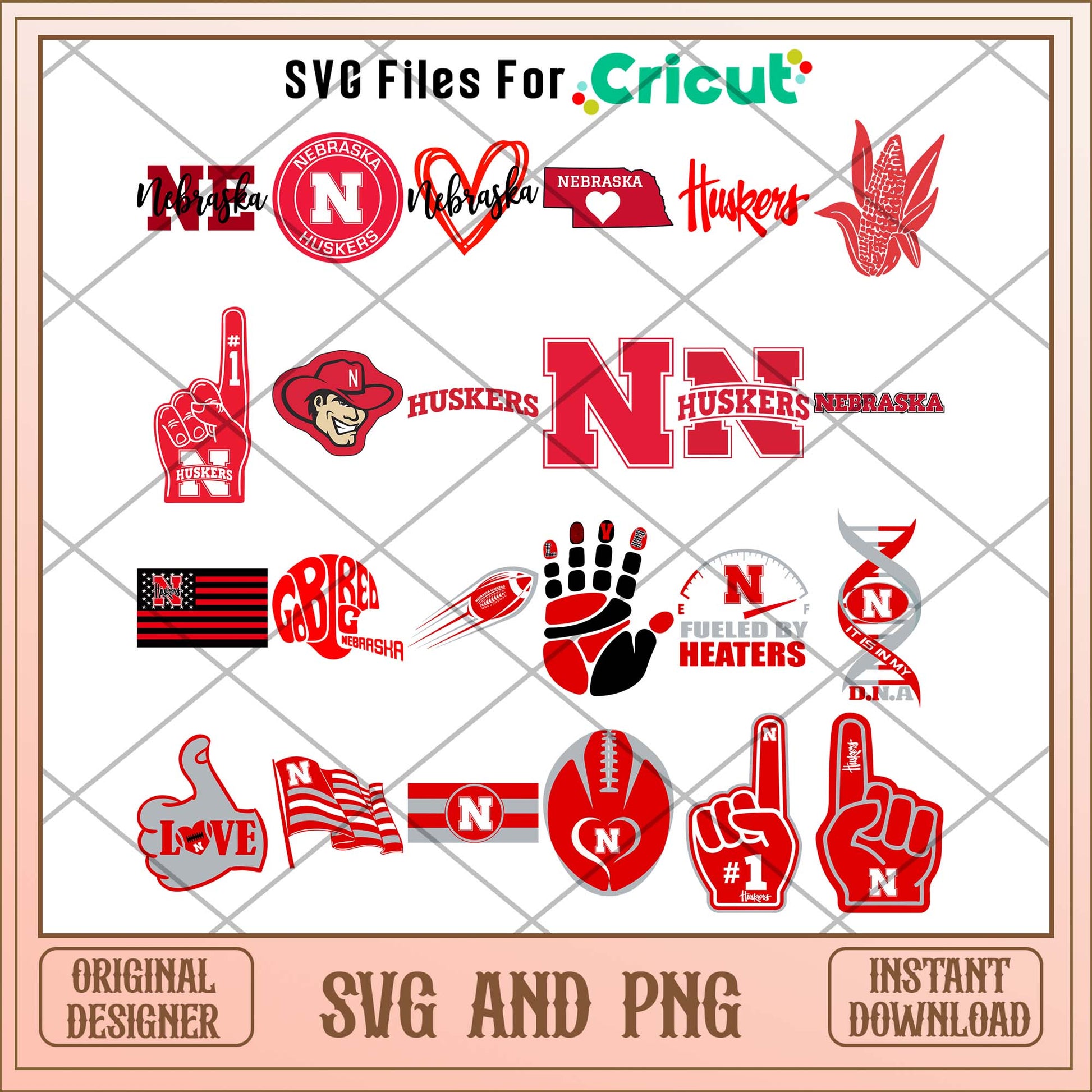 Nebraska Cornhuskers svg, Nebraska Cornhuskers svg bundle, NCAA svg