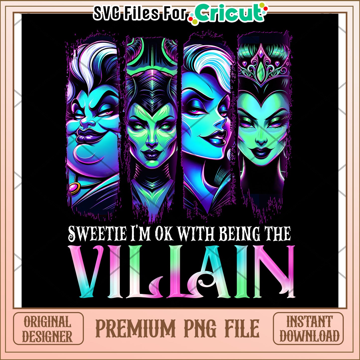Neon villains png, halloween decor​​ png, halloween toys png