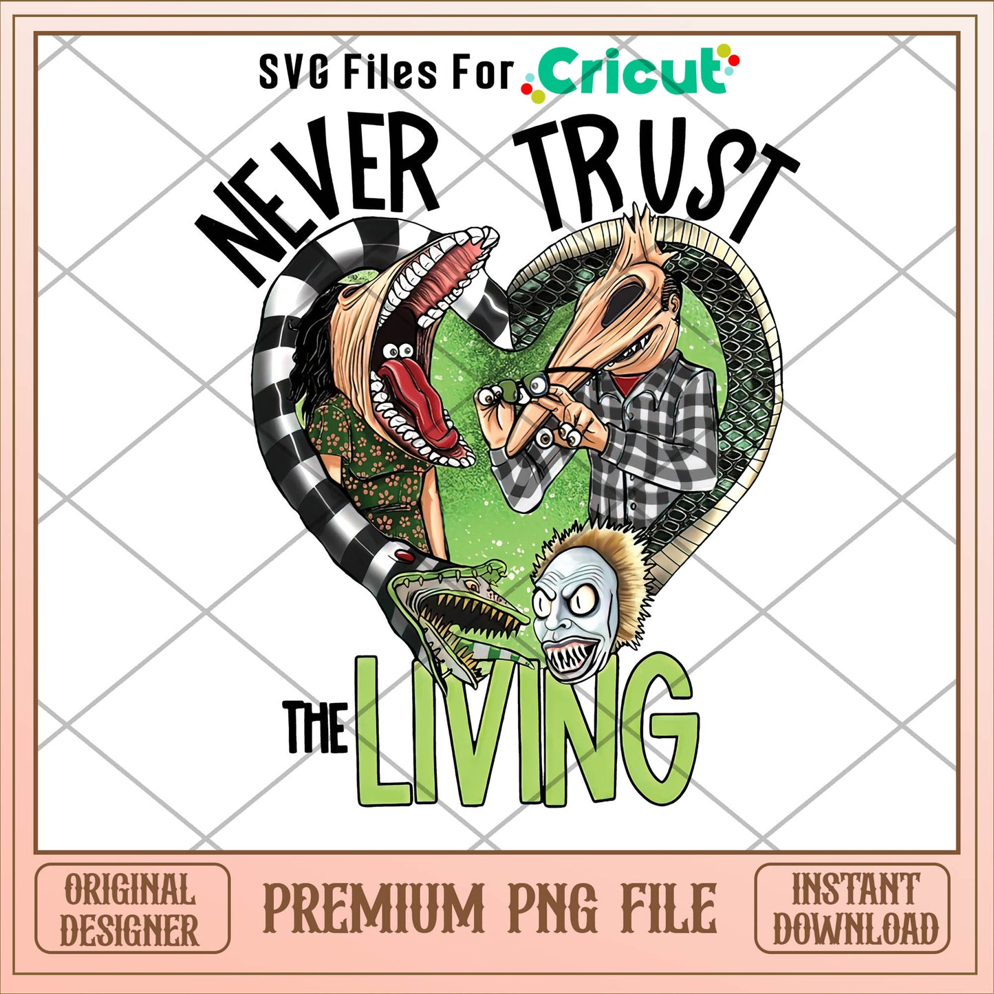 Never trust the living png, trust png, christmas png