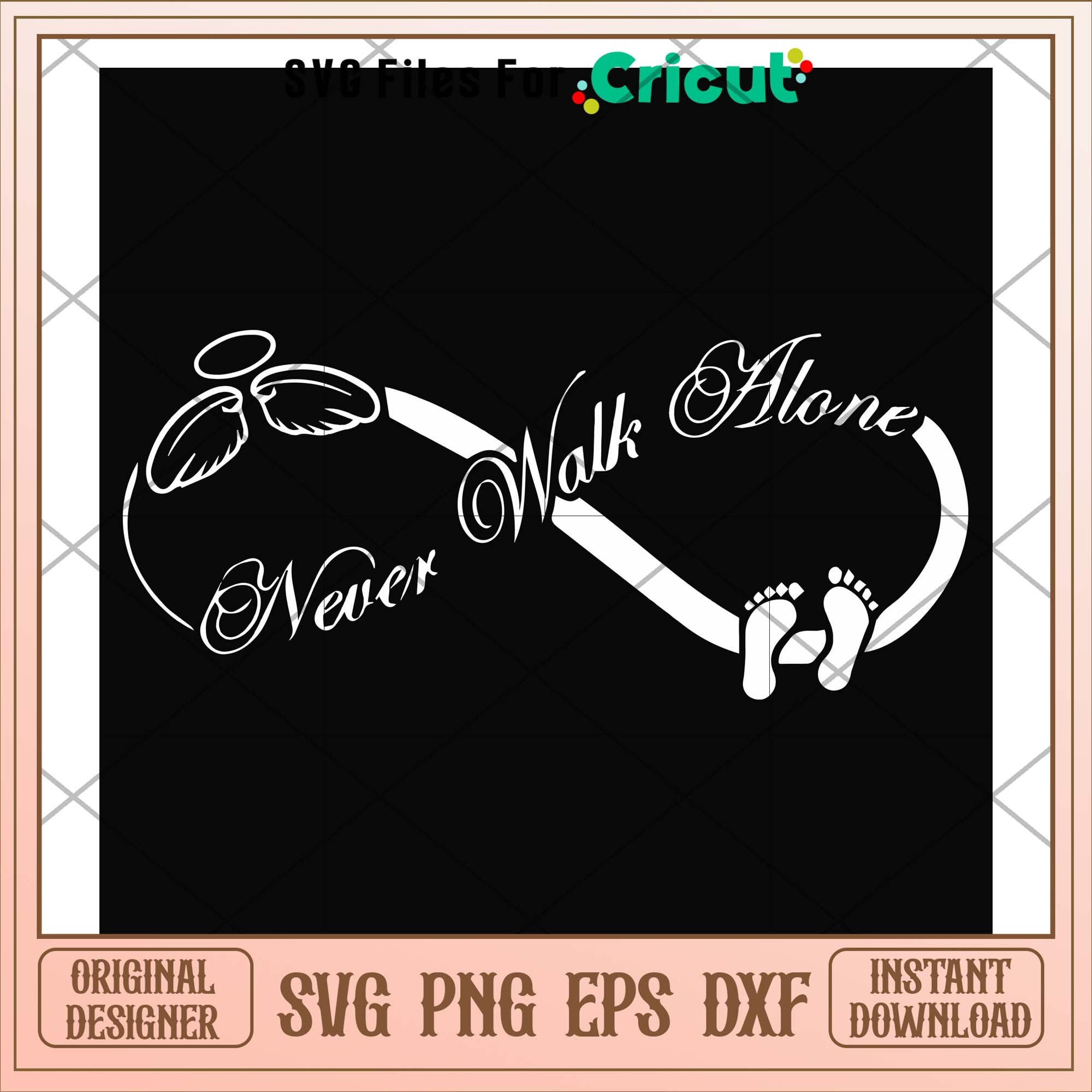 Never walk alone svg to infinity svg, walk svg, funny svg – svg files ...