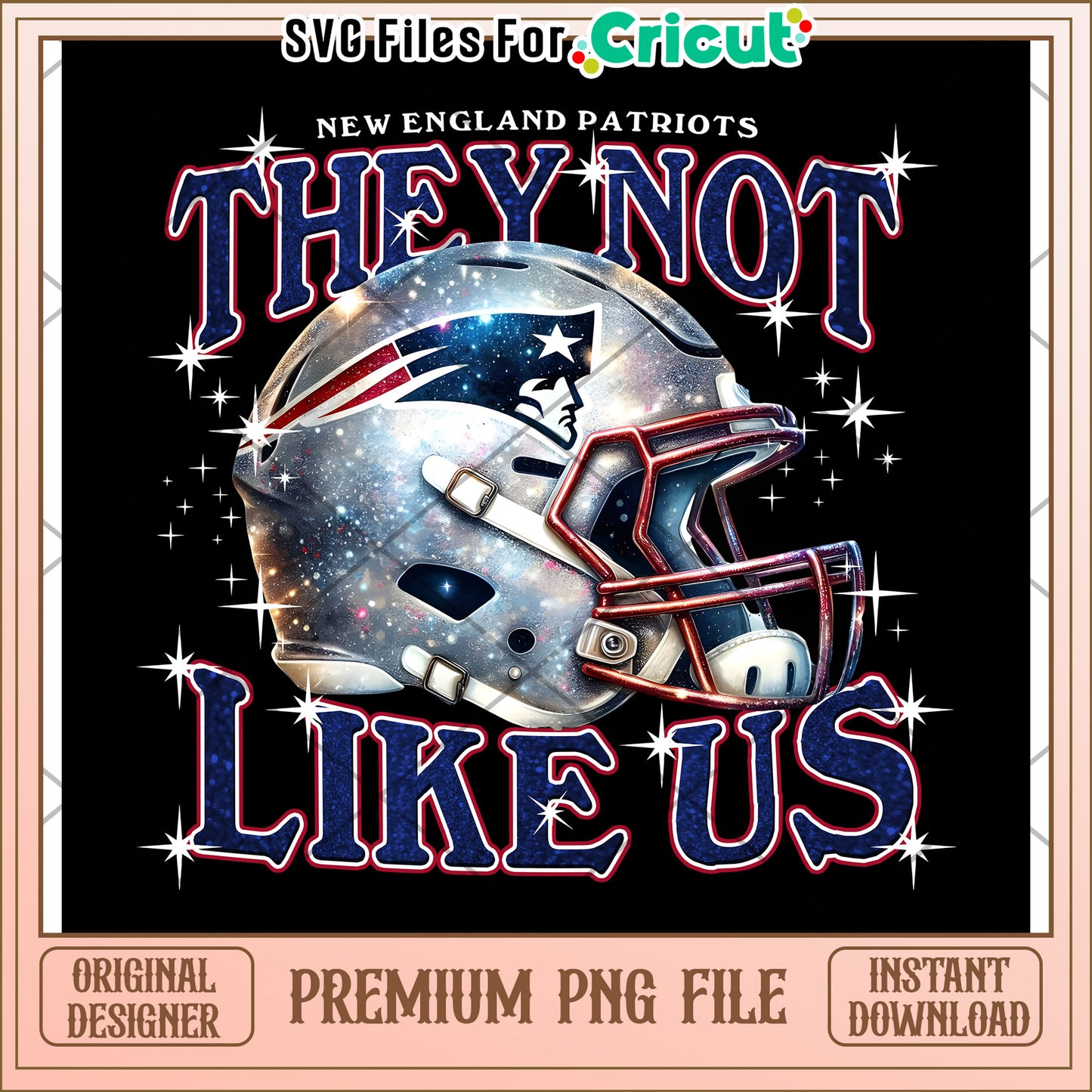 New England Patriots PNG Design, Instant Download for Cricut