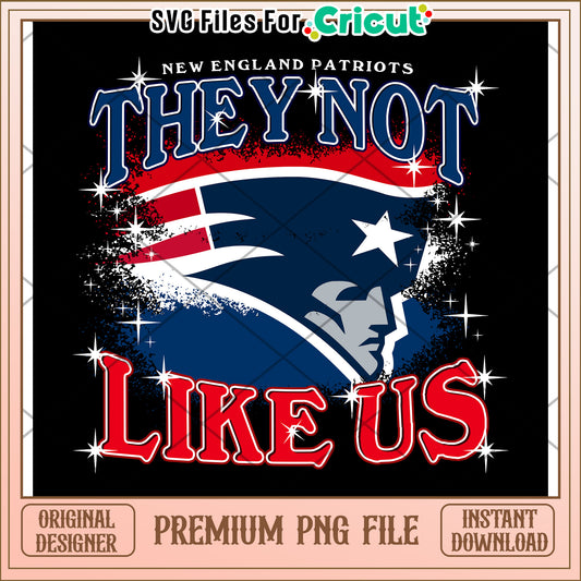 New England Patriots PNG design, instant download for Cricut users