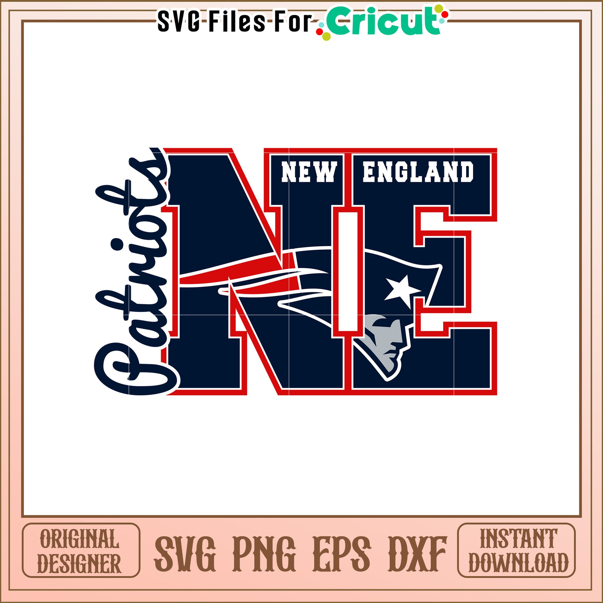 New England Patriots SVG Design for Fans Decor