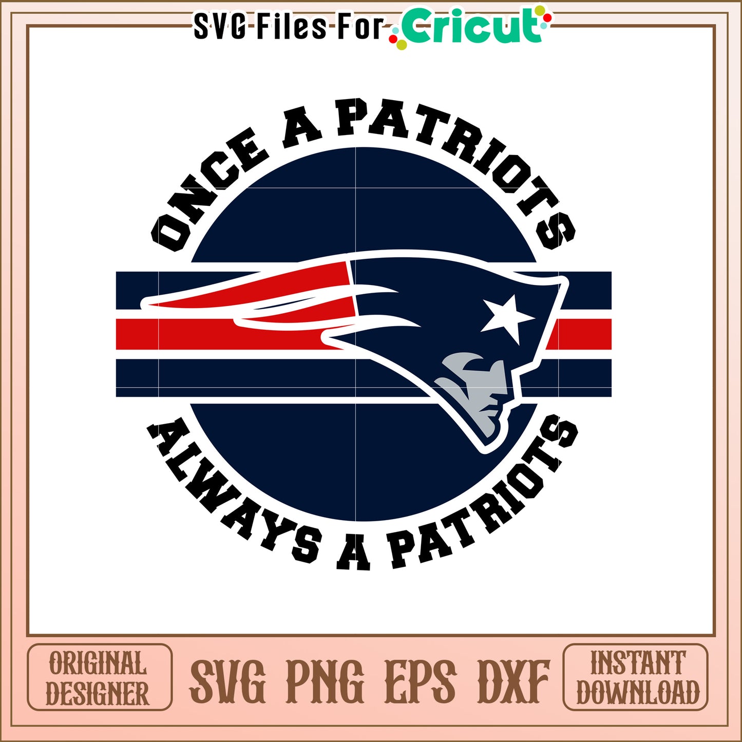 New England Patriots SVG Design for Fans and Crafters