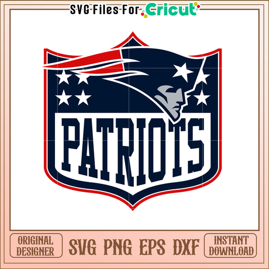 New England Patriots SVG Design for Sports Fans