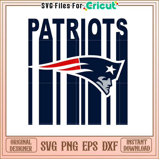 New England Patriots SVG Logo Design for Fans