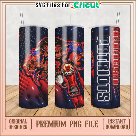 New England Patriots Tumbler PNG