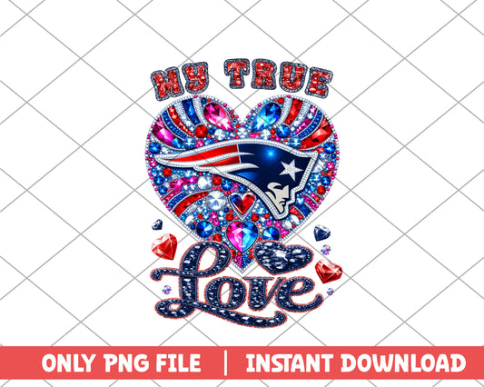 New England Patriots my true love png, New England Patriots png