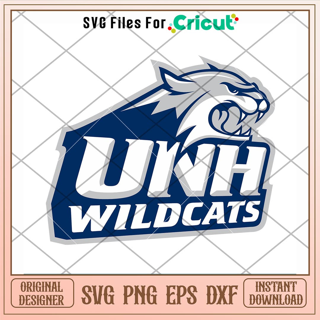 New Hampshire Wildcats Logo Svg, New Hampshire Wildcats Svg, NCAA Svg
