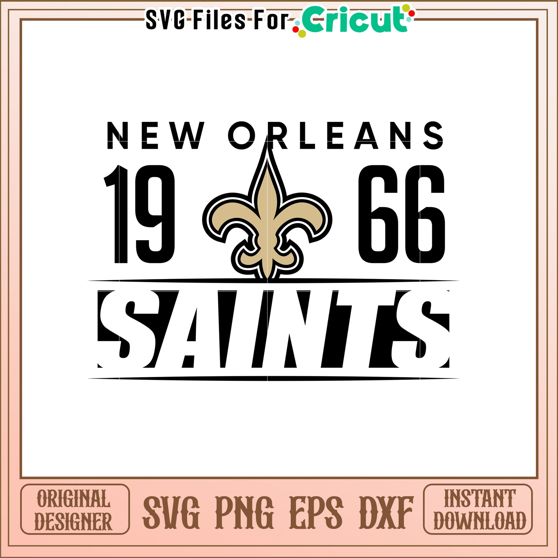 New Orleans Saints Fleur-de-lis SVG