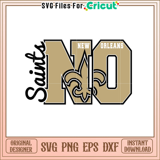 New Orleans Saints NO SVG Design