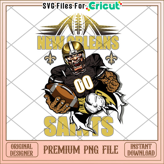 New Orleans Saints PNG Design for Cricut, Instant Download File
