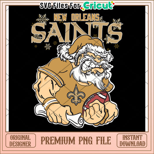 New Orleans Saints PNG File, perfect for Cricut designs and crafts