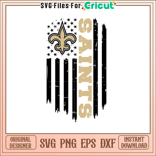 New Orleans Saints SVG Design