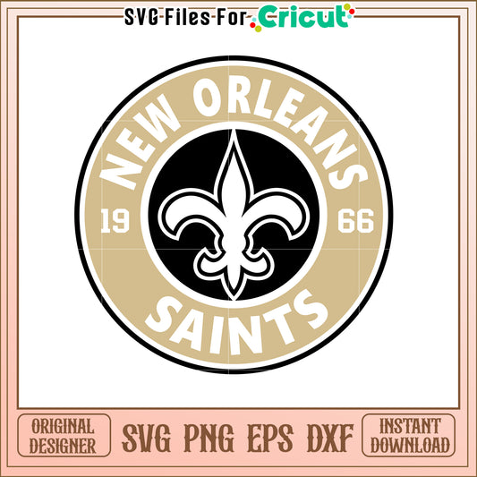 New Orleans Saints SVG Design 1966