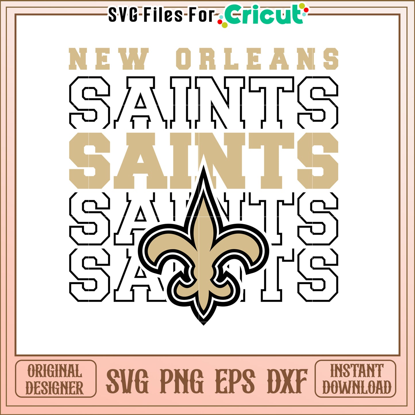 New Orleans Saints SVG Logo