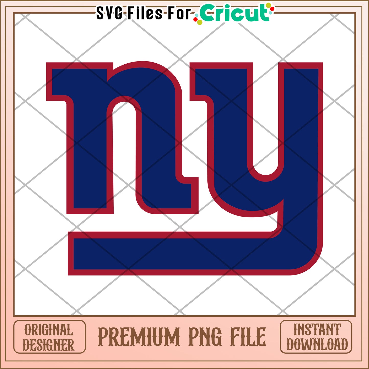 New York Giants Logo Design, perfect for Cricut projects and crafts