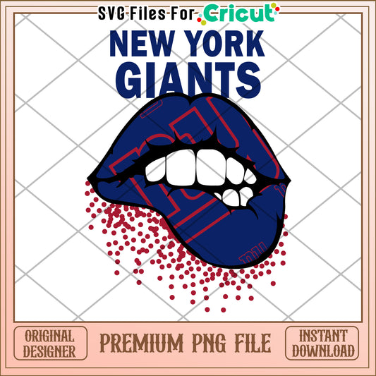 New York Giants PNG Design, Perfect for Cricut Projects