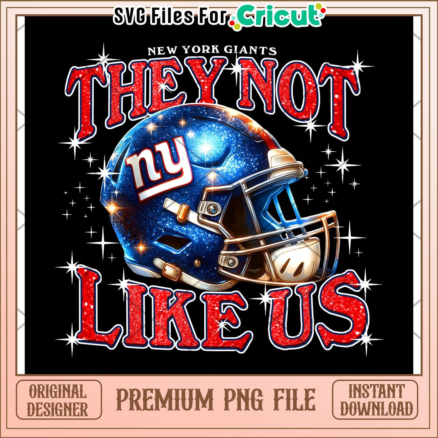 New York Giants PNG design for Cricut, instant download available