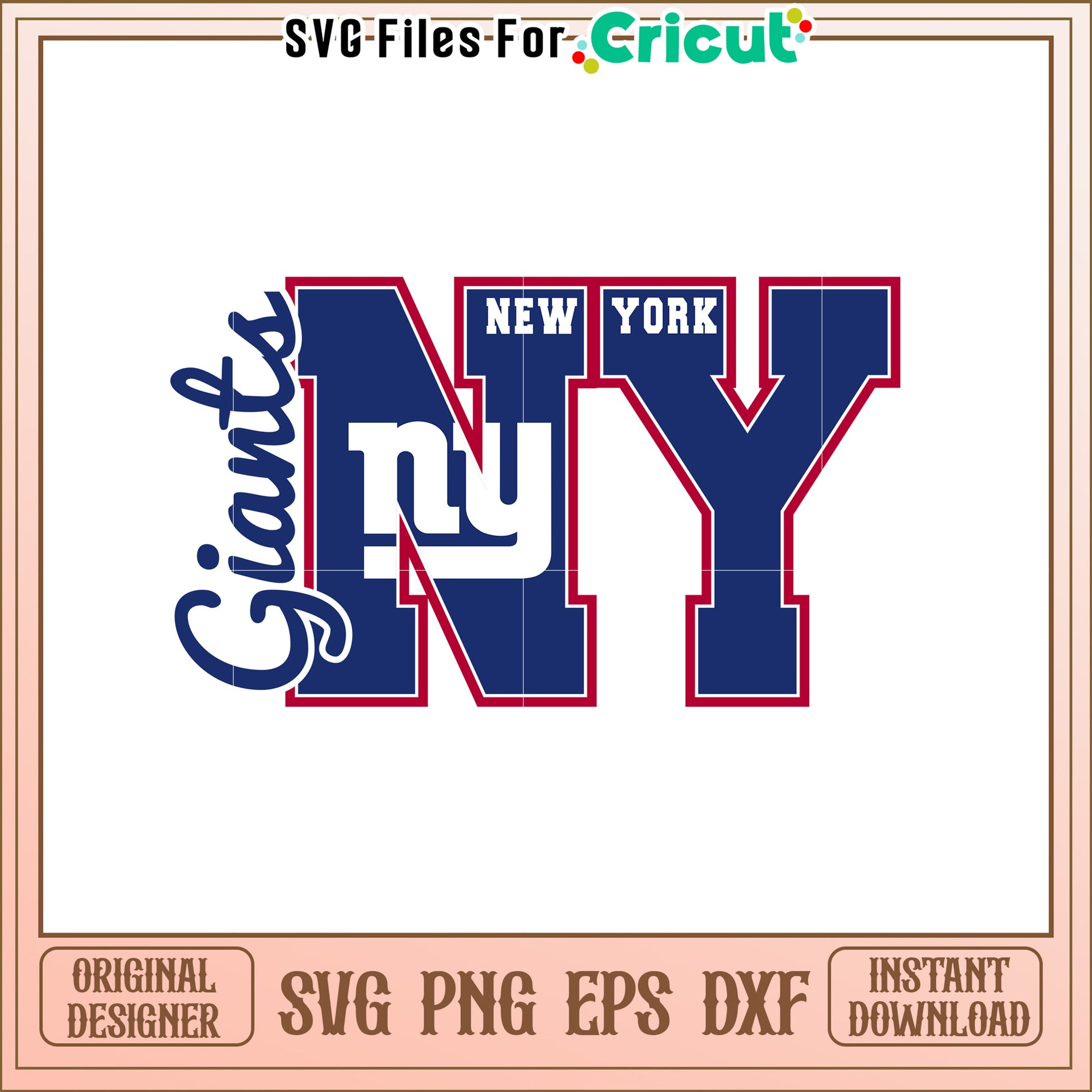 New York Giants SVG Design for Sports Fans