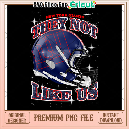 New York Giants helmet design, perfect for sports fans and crafters