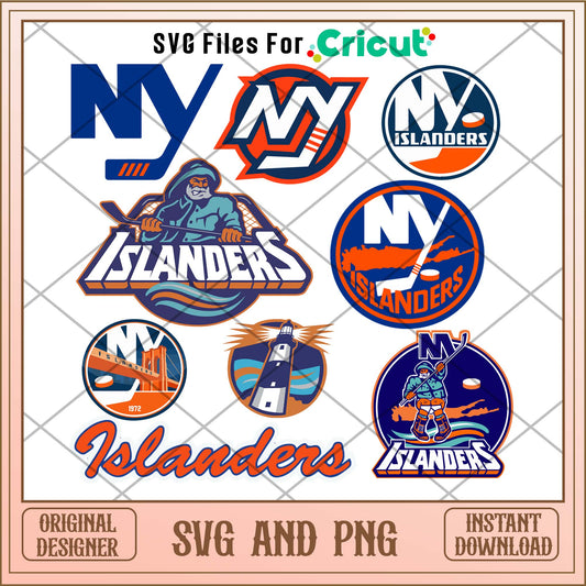 New York Islanders svg, New York Islanders svg bundle, NHL svg